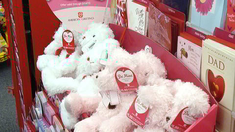 American Greetings Valentine's Incentive Display