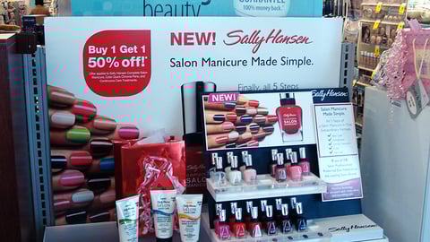 Sally Hansen Shelf Display