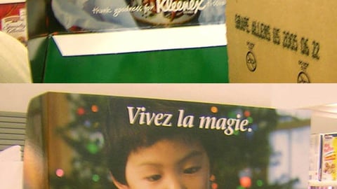 Kleenex Two-Sided Bilingual Header
