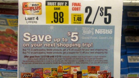 Nestle ShopRite Incentive Shelf Label