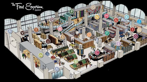Food Emporium Bridgemarket Map
