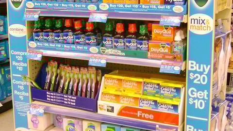 Walgreens Vicks Endcap