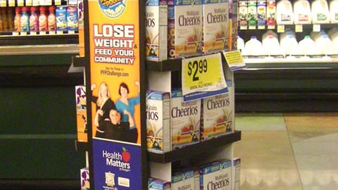 Cheerios Kroger 'Pound for Pound' Floorstand