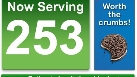 DeliVision Electronic Screen Example