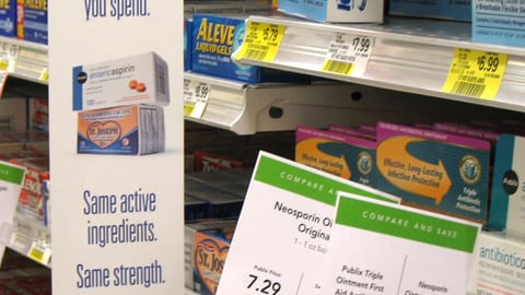 Publix 'Compare and Save' Signage