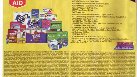 Rite Aid Kimberly-Clark 'Room-A -Day' Feature