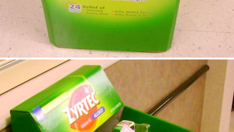 Zyrtec Walgreens Floorstand