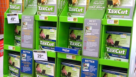 TaxCut Pallet Displays