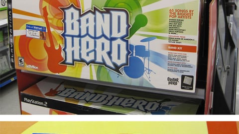 Walmart 'Band Hero' Rollback Endcap