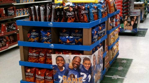 Walmart 'Game Time' Action Alley Displays