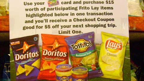 Stop & Shop Frito-Lay Super Bowl Sign