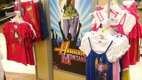 Wal-Mart Hannah Montana Apparel Display