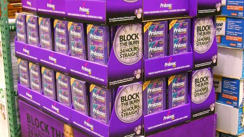 Prilosec Pallet Display