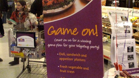 Stop & Shop 'Game On' Stanchion
