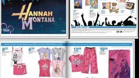 Wal-Mart Hannah Montana Circular