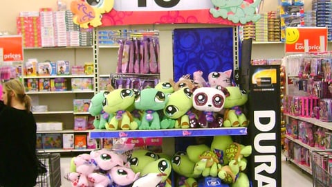 Wal-Mart Littlest Pet Shop Endcap