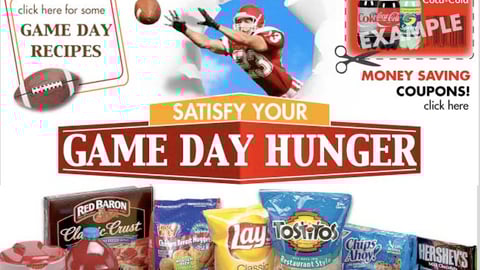 Family Dollar 'Game Day Hunger' Email