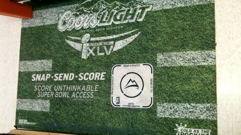 Coors Light Super Bowl Floor Mat