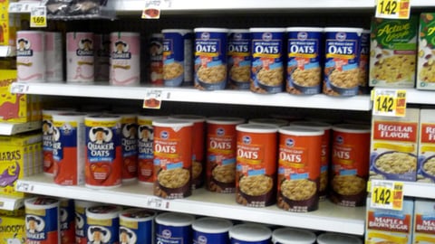 Kroger Quaker Oats Shelf Set