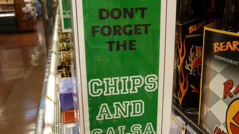 Whole Foods "Get in the Game" Snacks Violator
