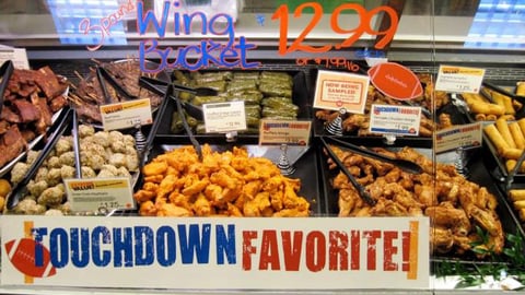 Whole Foods 'Touchdown Favorite' Merchandising