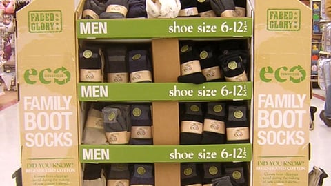 Faded Glory Pallet Display