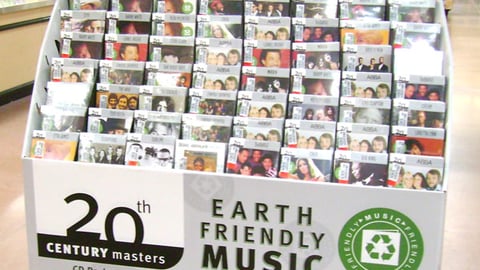 Wal-Mart 'Earth Friendly Music' Pallet