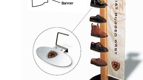 Nuts & Bolts: Ariat Shoe Floorstand