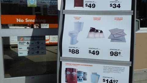 Home Depot 'Renew and Redo' Stanchion