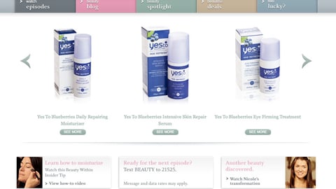 Walgreens 'Beauty Spotlight' Page