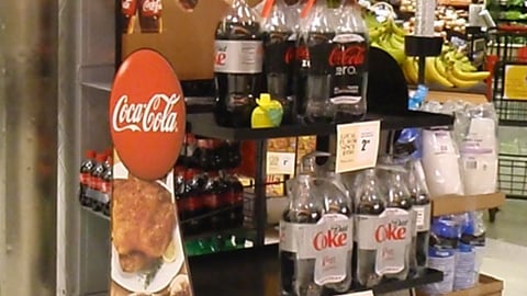 Coca-Cola 'Smiles' Floorstand