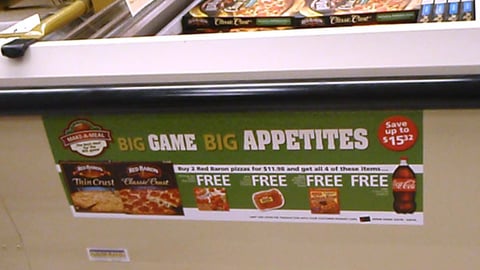 Winn-Dixie 'Make-a-Meal' Super Bowl Cling