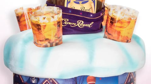 Crown Royal Holiday Pole Display