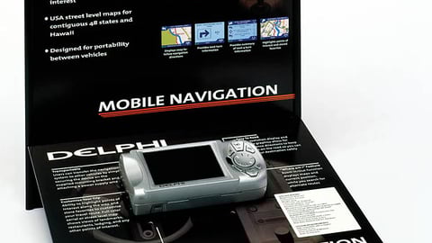 Delphi Navigational System Counter Display