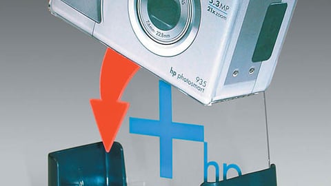 Hewlett-Packard Mock Camera Display