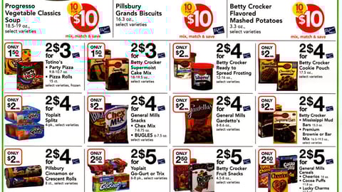 Albertsons 'Bonus Box Tops' Handout