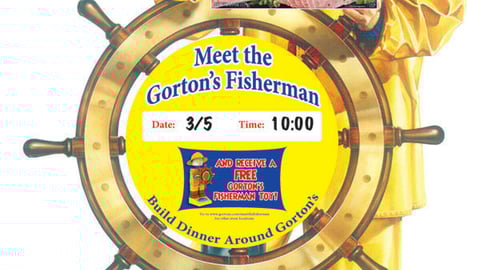 Gorton's Event Standee