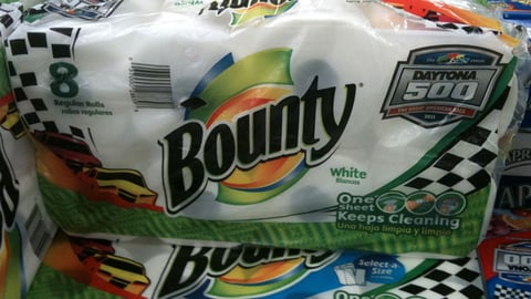 Bounty Kroger Daytona 500 Packaging