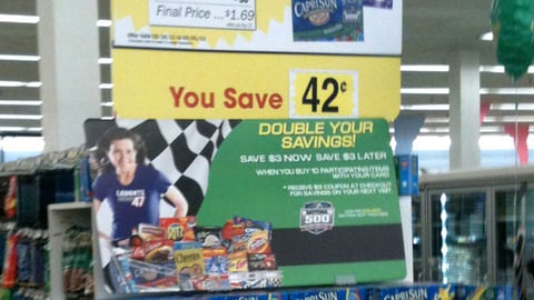 Kroger Daytona 500 Endcap
