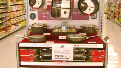 Albertsons Cookware Endcap