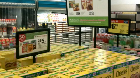 Albertsons 'Bonus Box Tops' Framed Signs