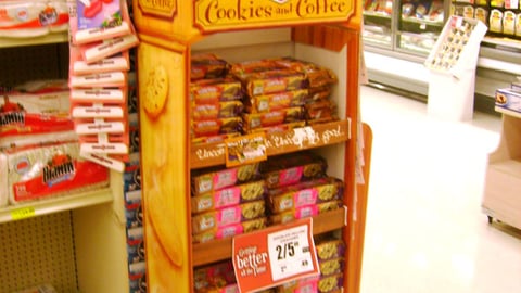 Keebler 'Cookies and Coffee' Floorstand
