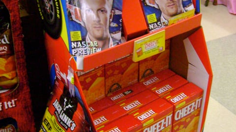 TV Guide/Cheez-It Floorstand