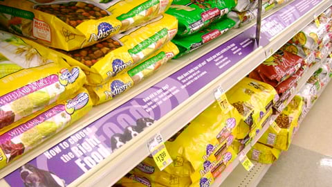 Smith's Pet Aisle Channel Signs