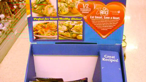 StarKist 'Go Red' Shipper