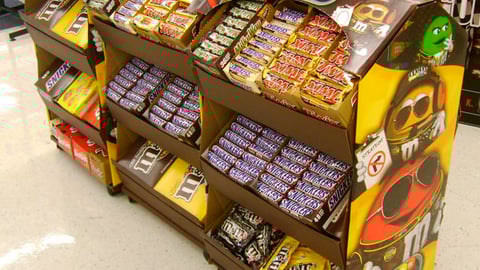 M&M's NASCAR Floorstands