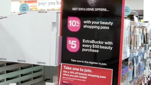 CVS 'Beauty Club' Aisle Violator