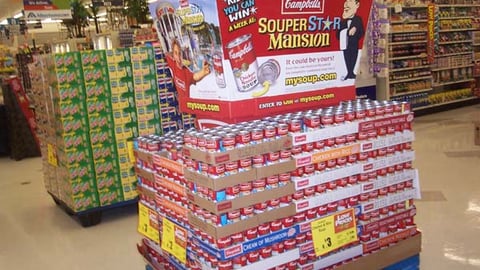 Albertsons/Campbell's Pallet Display 2