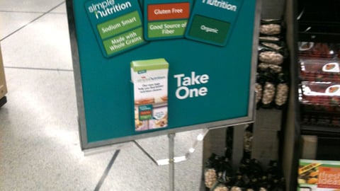 Safeway 'SimpleNutrition' Stanchion