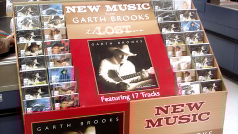 Wal-Mart Garth Brooks CD Display